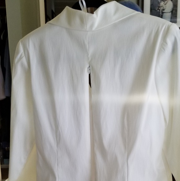 White blouse formal - Picture 2 of 5